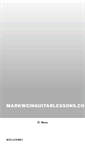 Mobile Screenshot of markweinguitarlessons.com